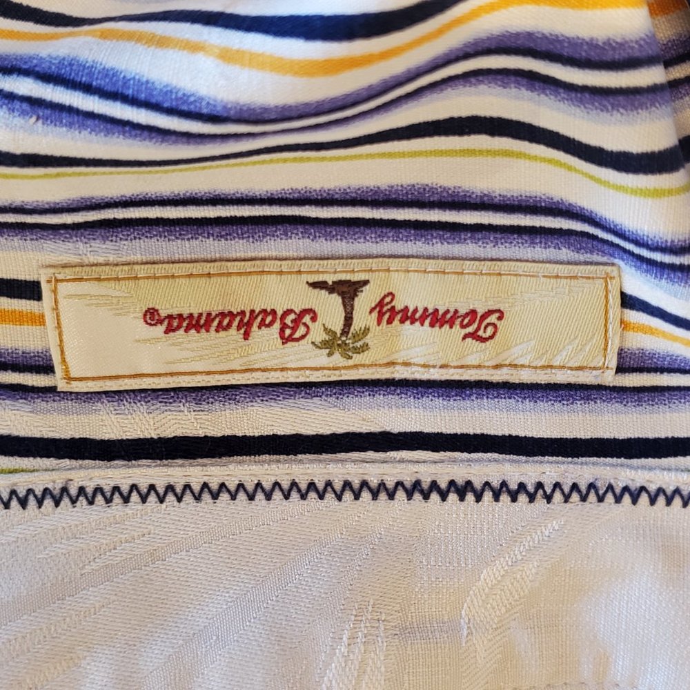 Tommy Bahamas Silk Long Sleeve Button-down Shirt - Picture 3 of 6